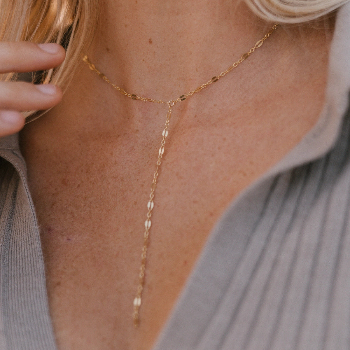 Lace Lariat Necklace