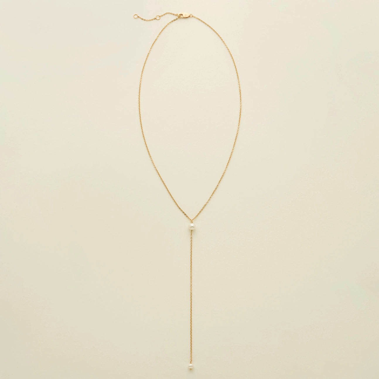 Pearl Lariat Necklace