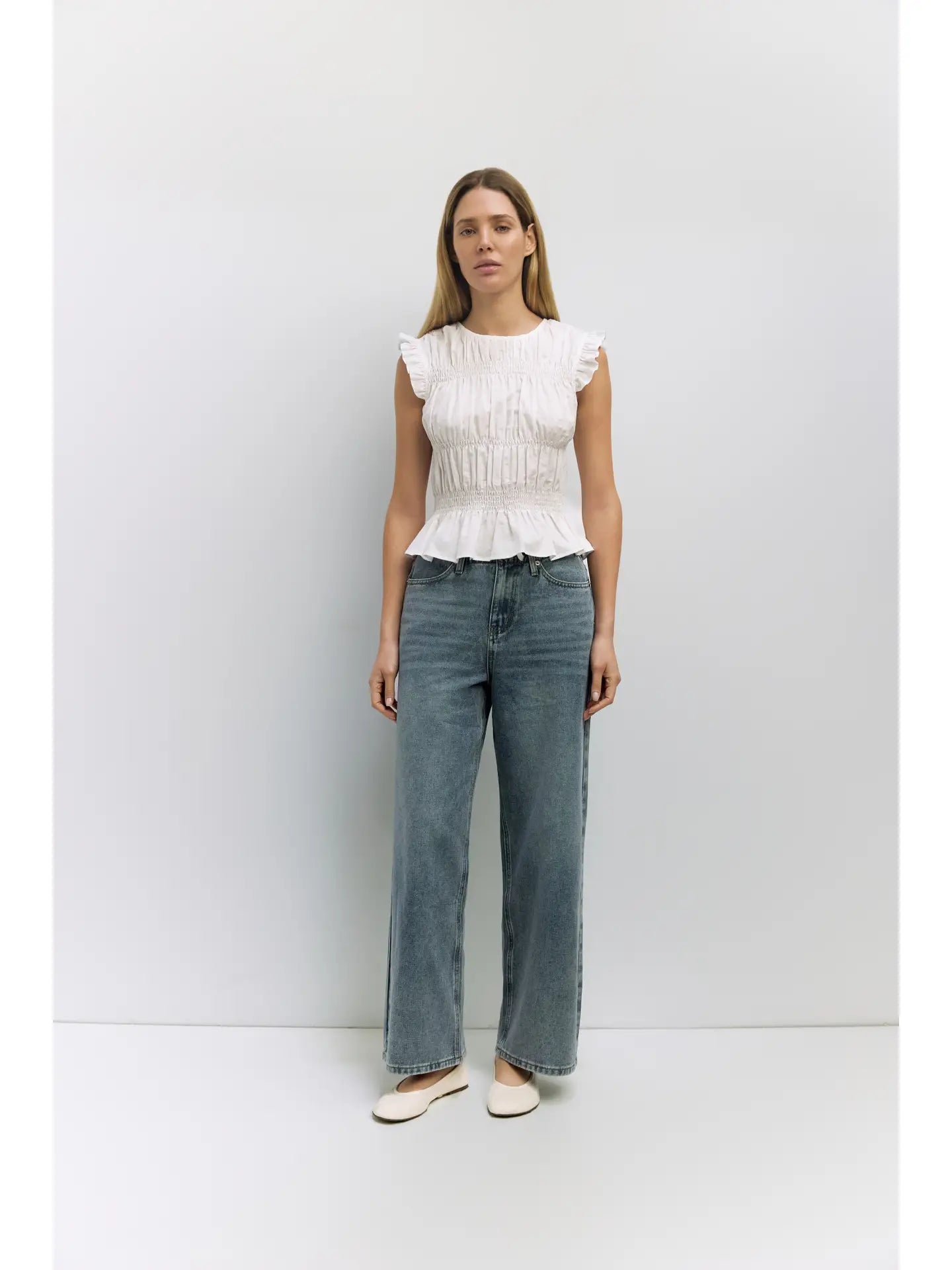 Eugenie Top In White