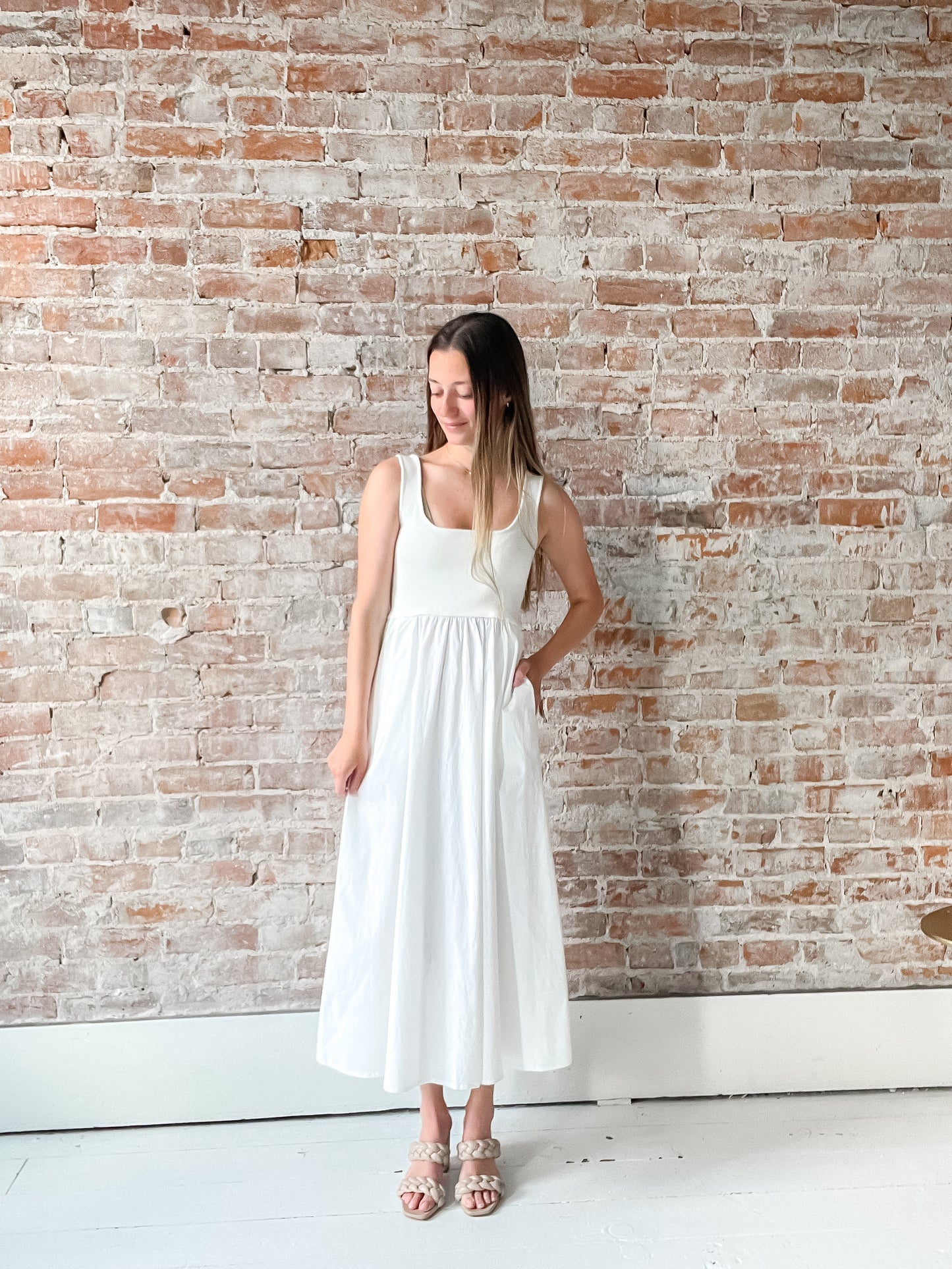 Lucinda Dress : White