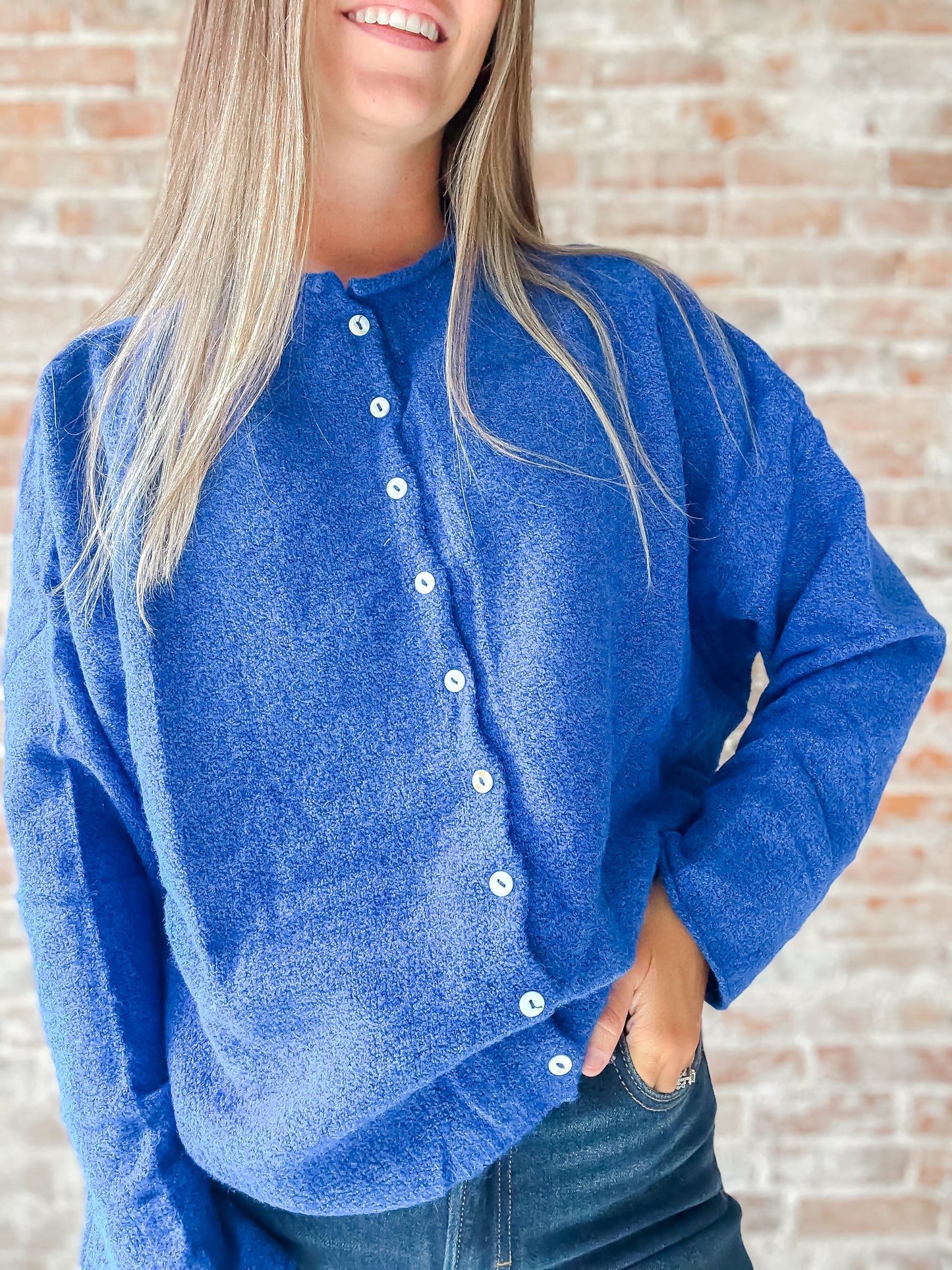 Piper Cardigan : Royal
