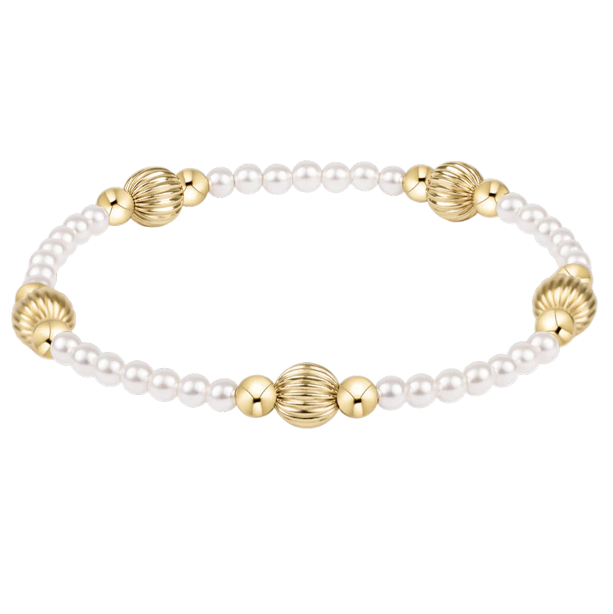 E Newton: Purpose Dignity 6mm Pearl Bracelet