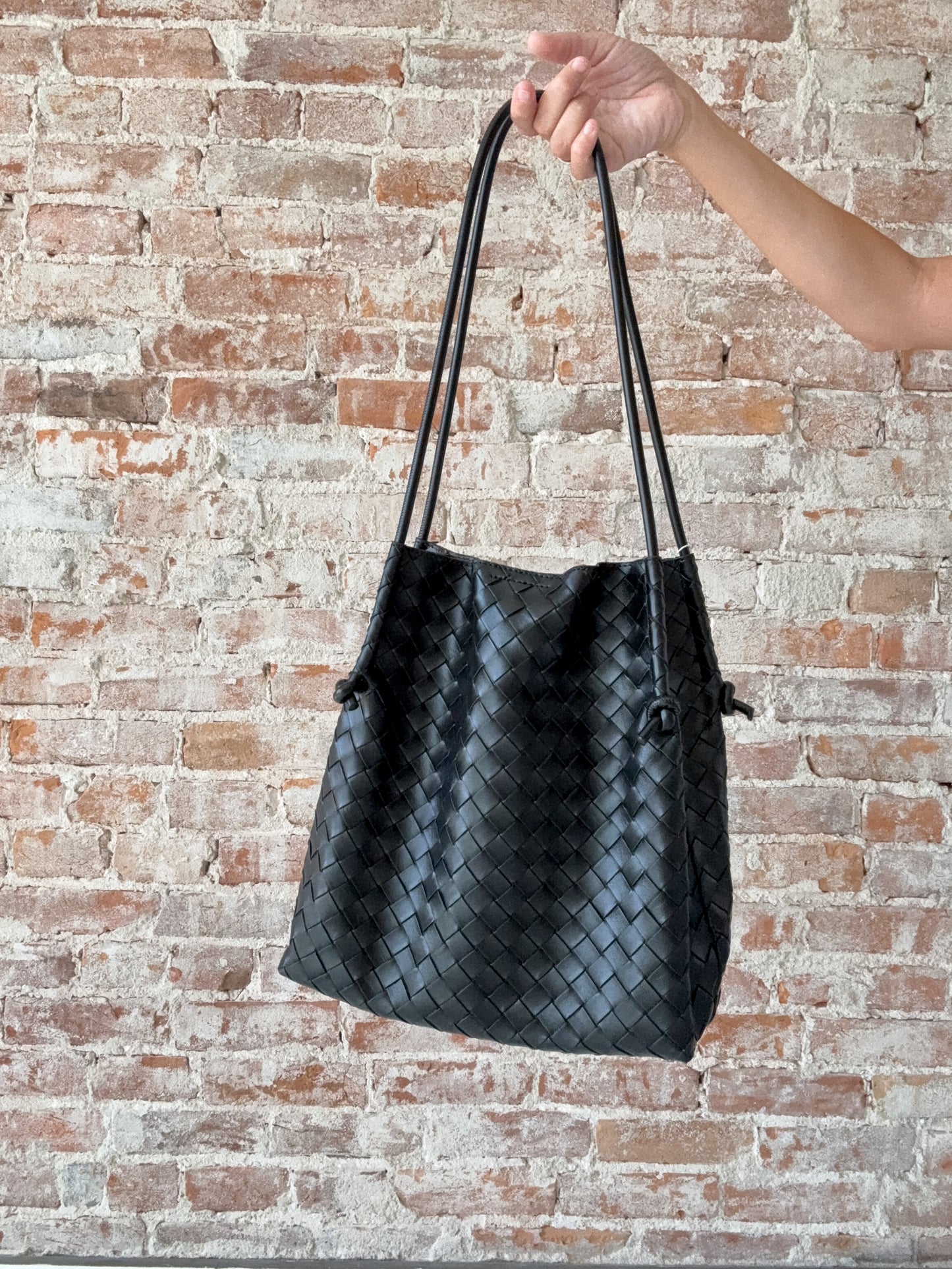 Tybee Woven Bag : Black