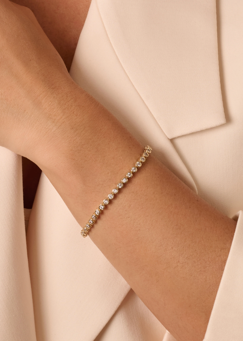 Electric Picks: Mini Jewel Bracelet in Gold