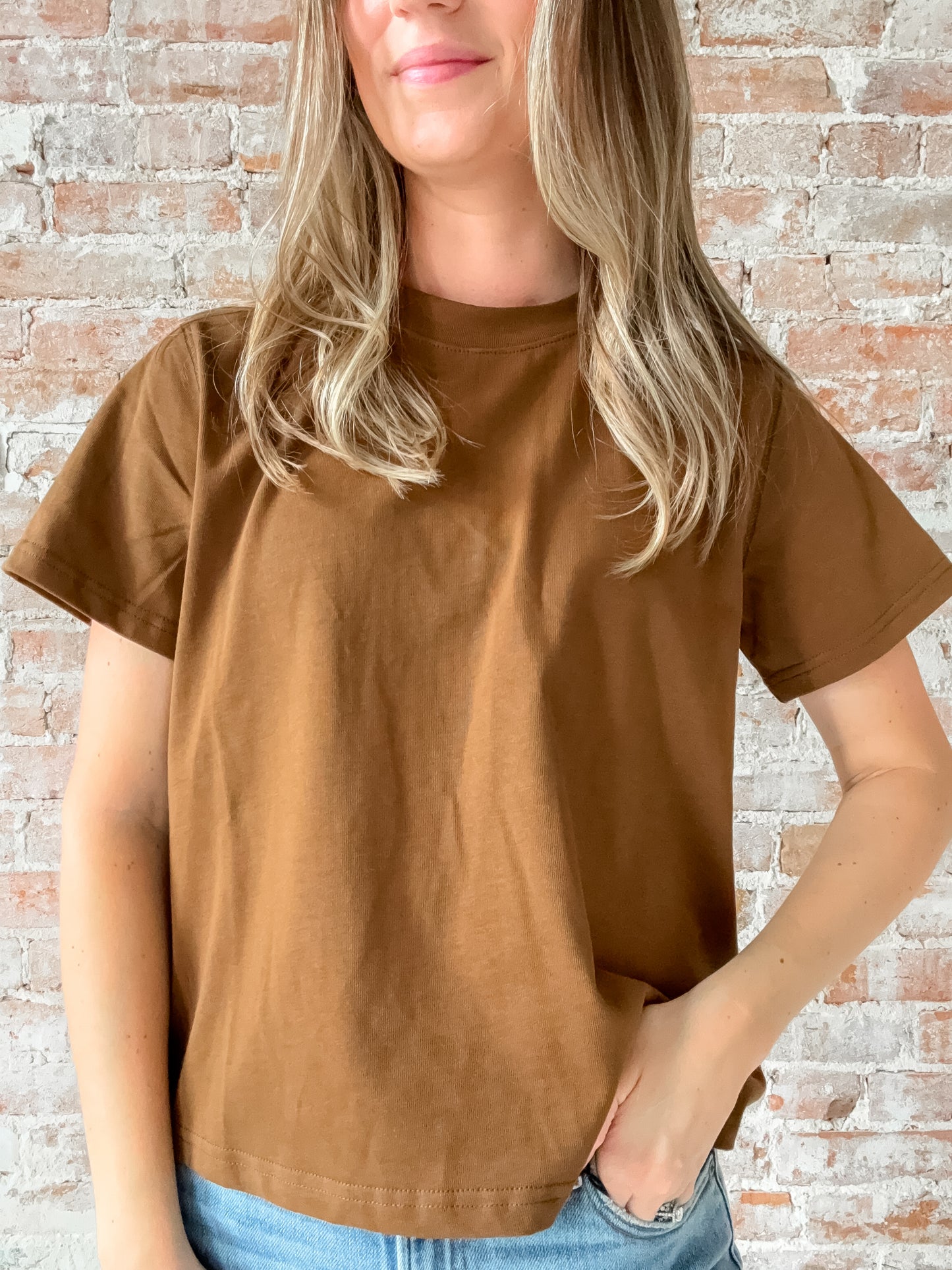 Lanie Top in Brown