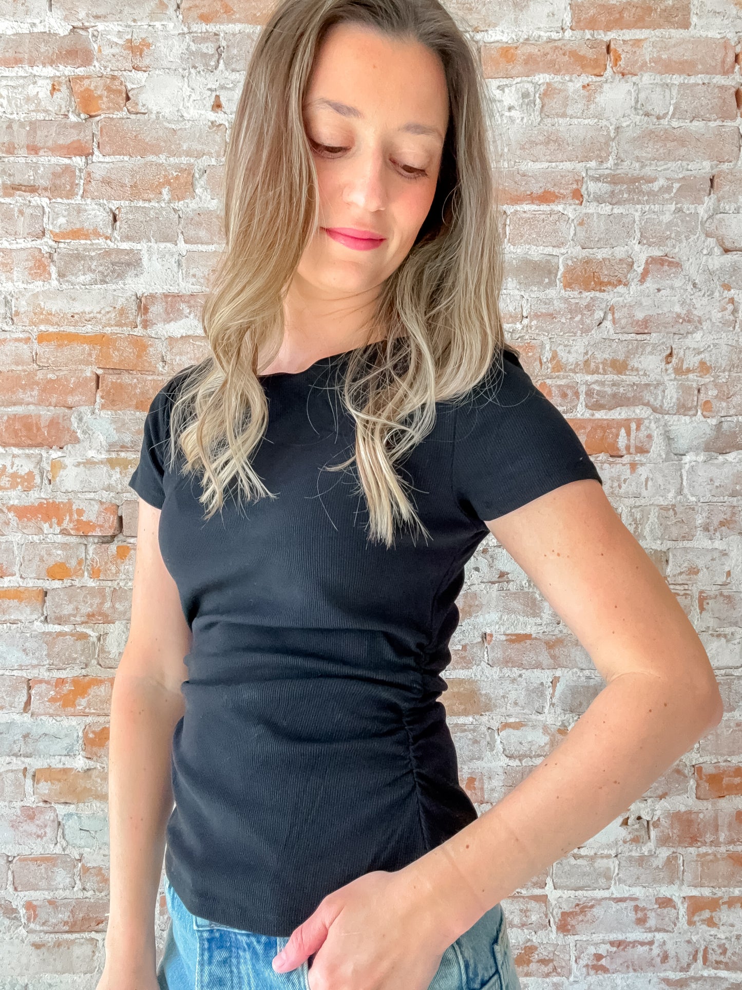 Elaina Top in Black