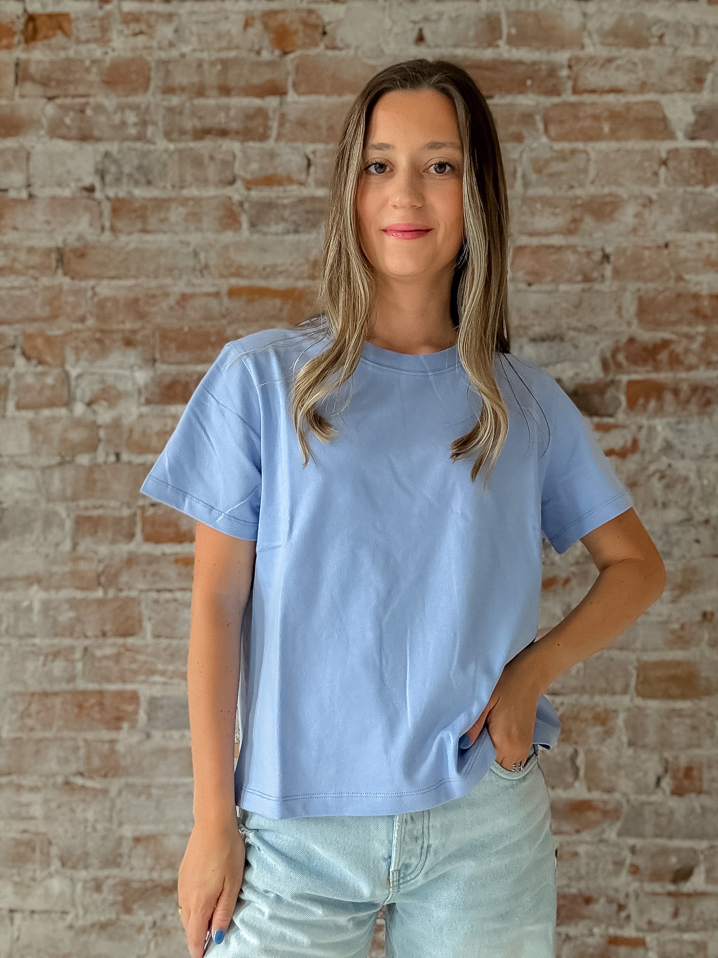 Kit Tee in Periwinkle