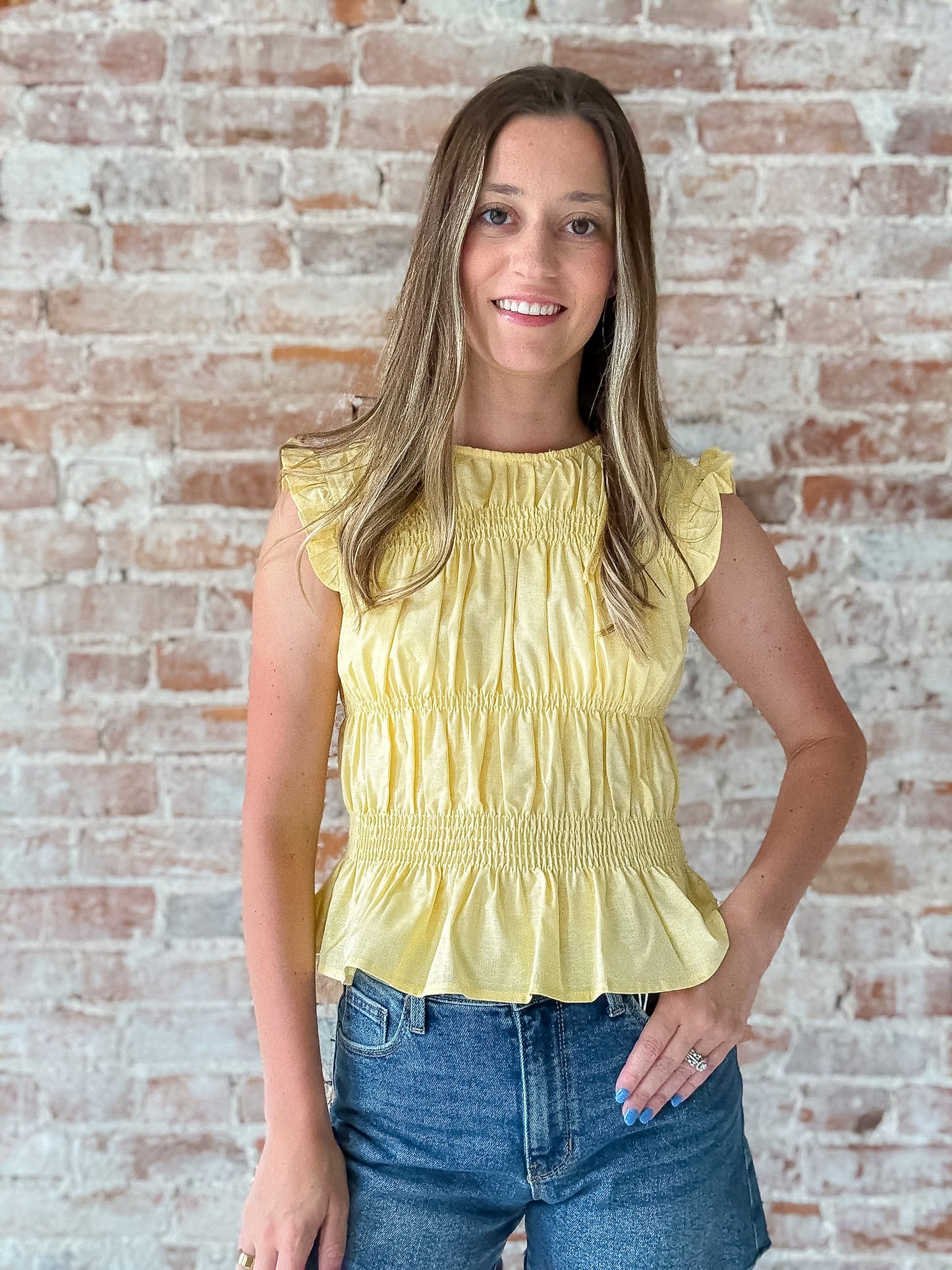 Eugenie Top in Yellow