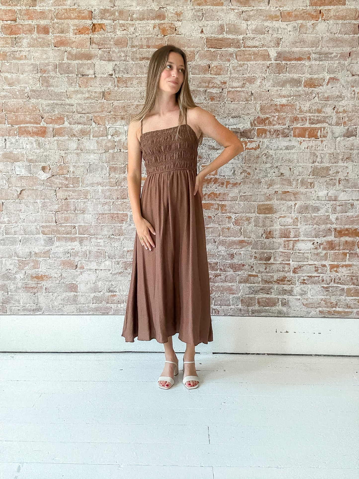 Canyon Dress : Brown