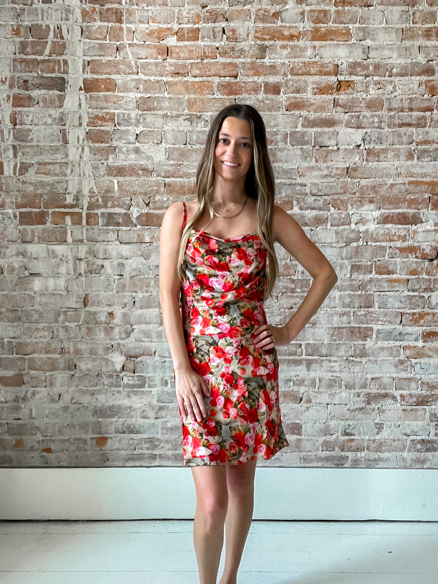 Aniston Floral Dress