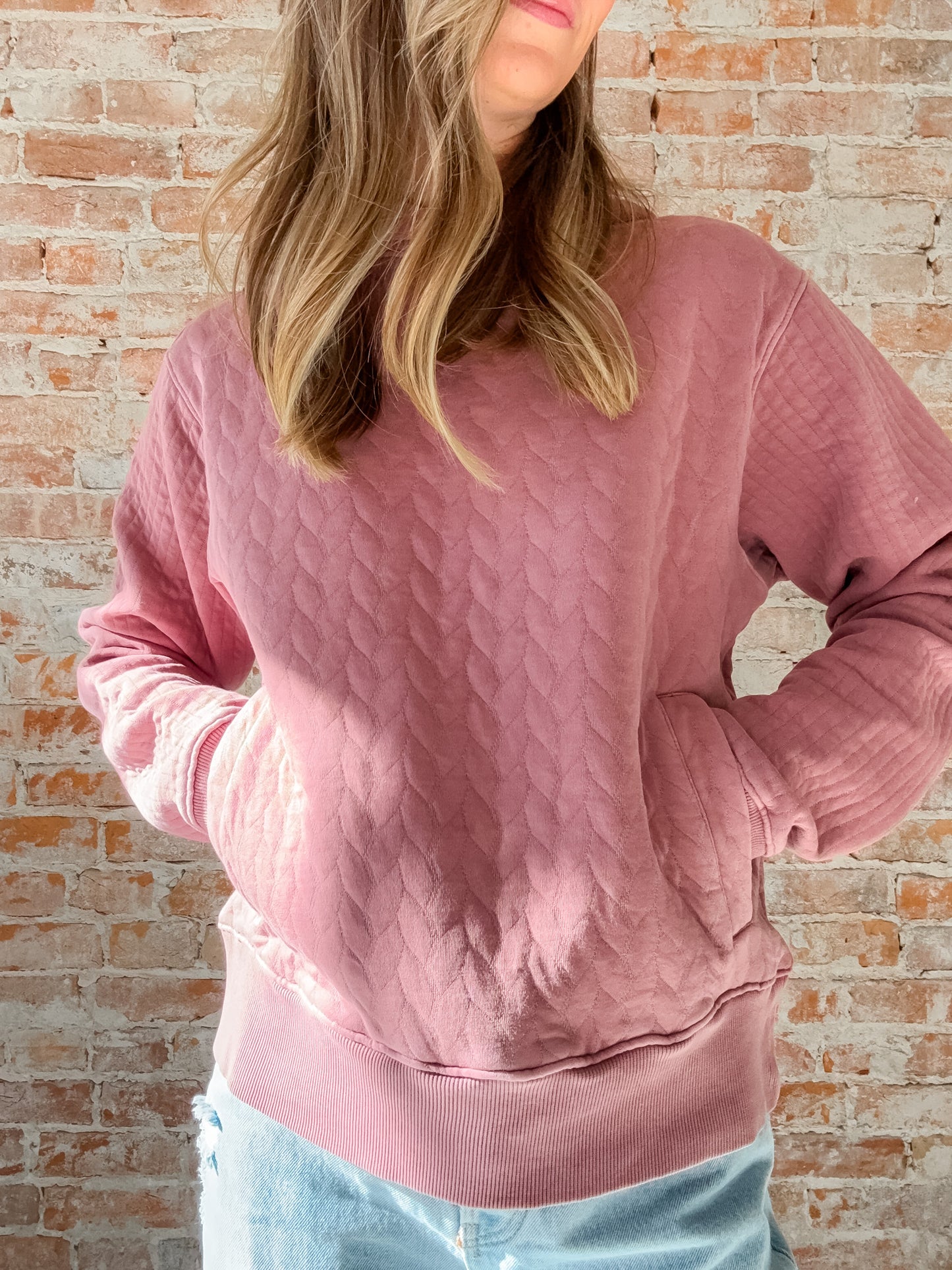 Thread & Supply : Kizzy Hoodie in Vintage Rose