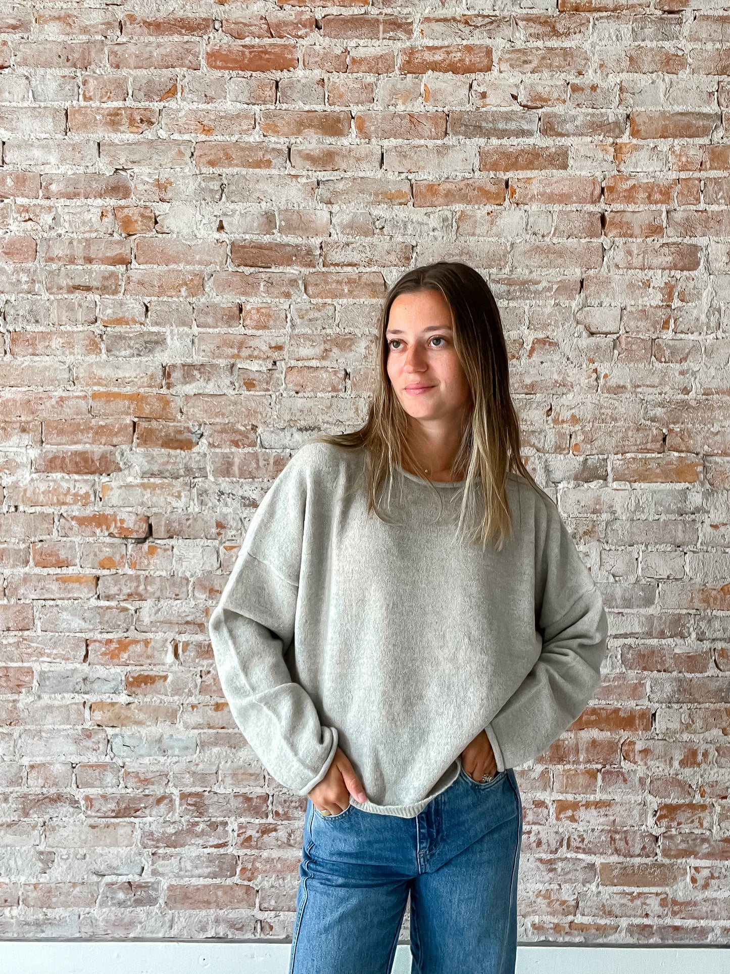 Paige Sweater : Grey