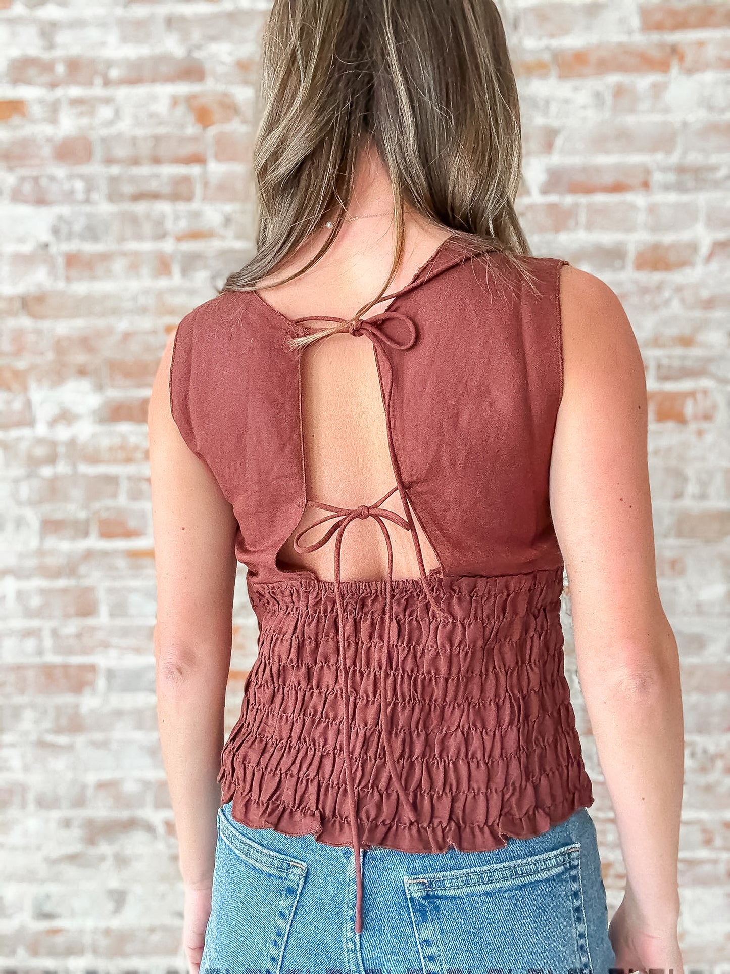 Maven Top in Brown