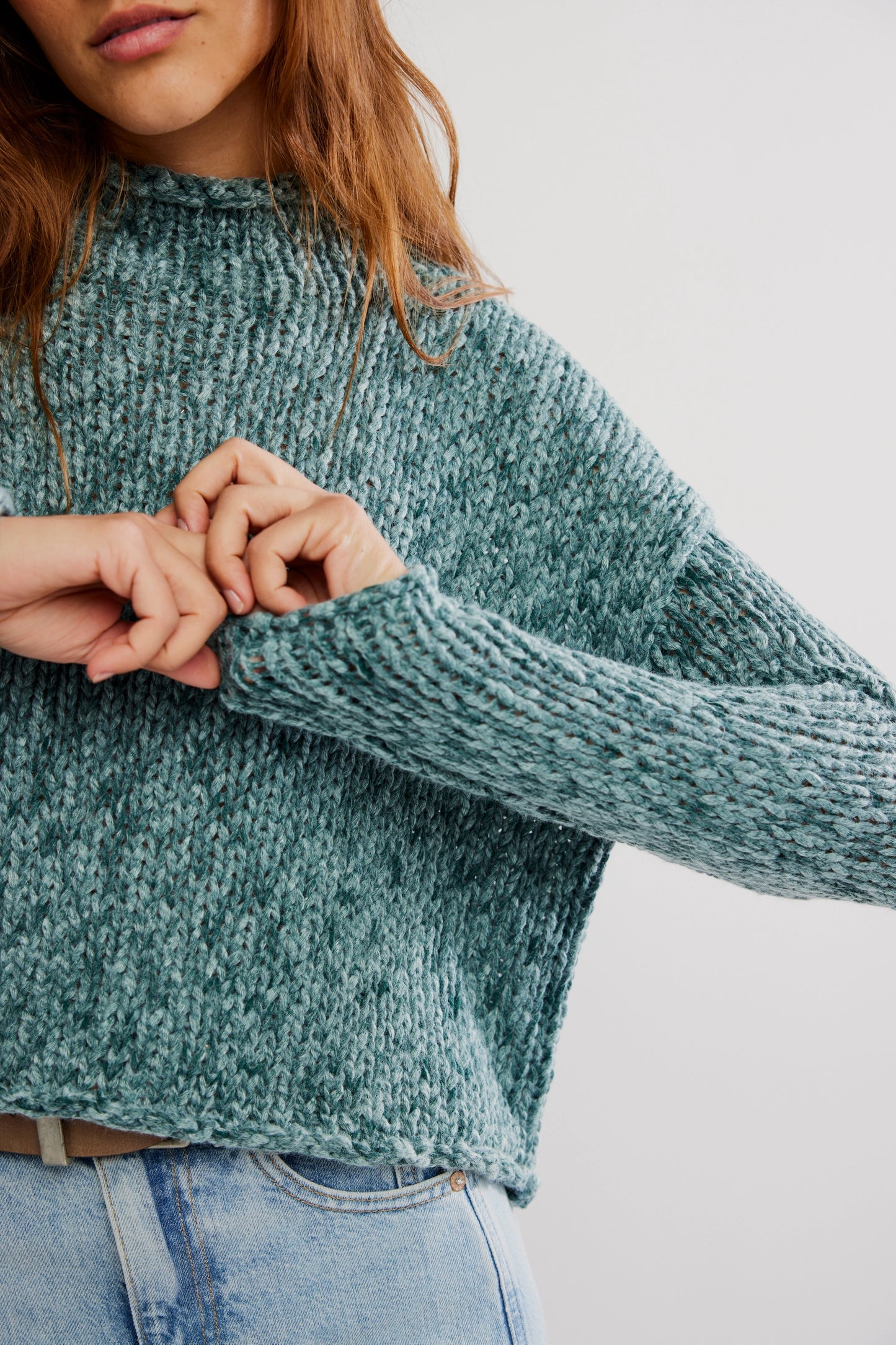 Free People : Opal Sweater in Rainforest
