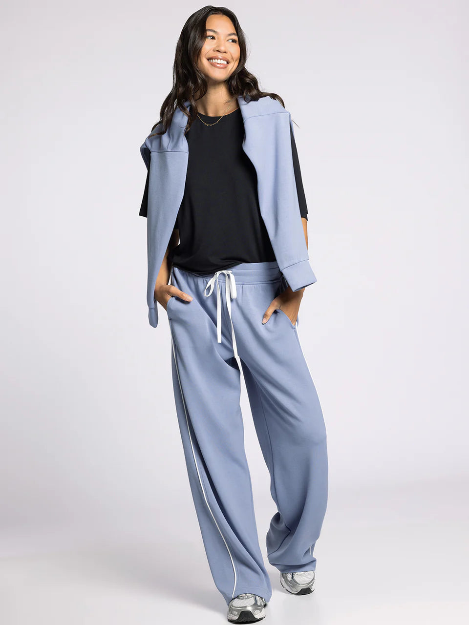 Thread & Supply : Constance Pants in Stone Blue