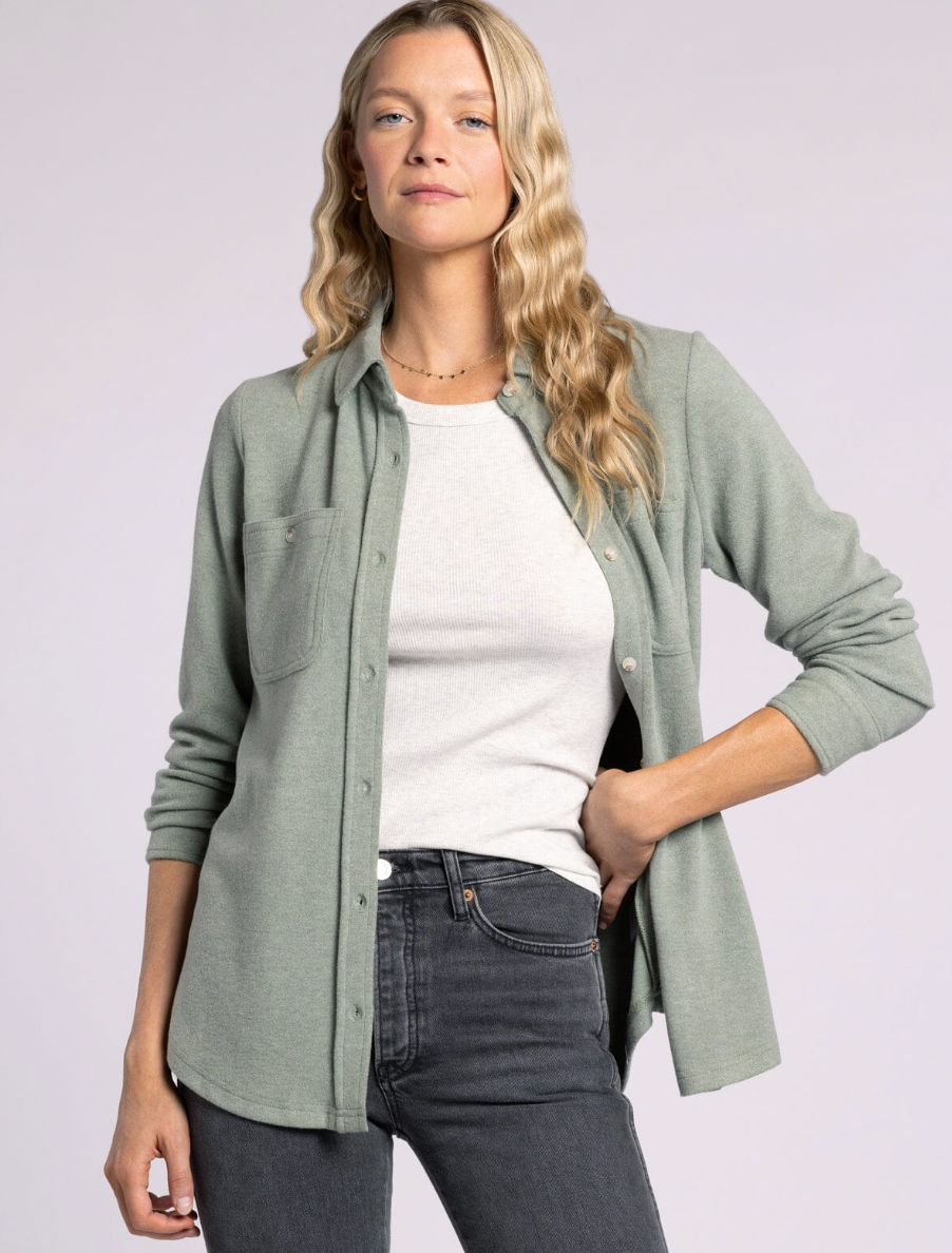 Lewis Shirt: Heather Sage