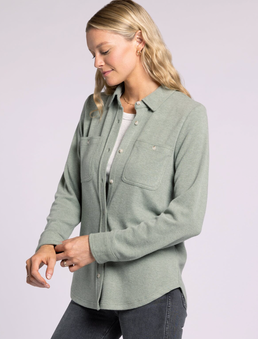 Lewis Shirt: Heather Sage