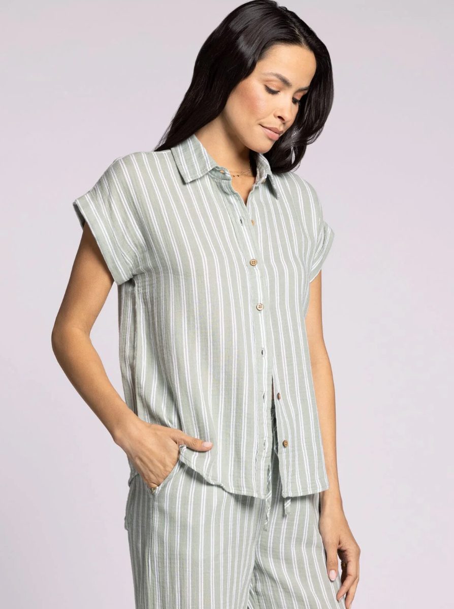 Verna Shirt : Sage