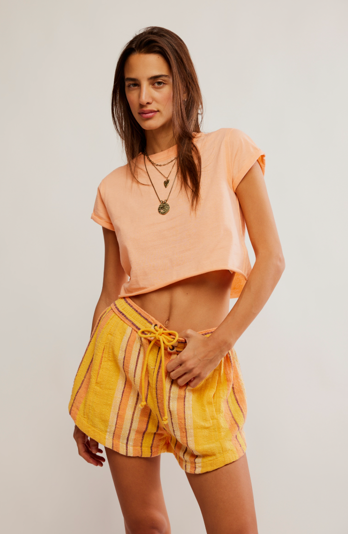 Free People : Perfect Tee in Spring Melon
