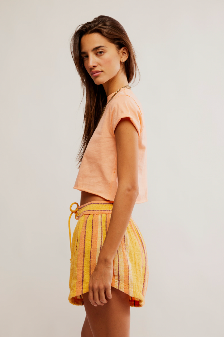 Free People : Perfect Tee in Spring Melon