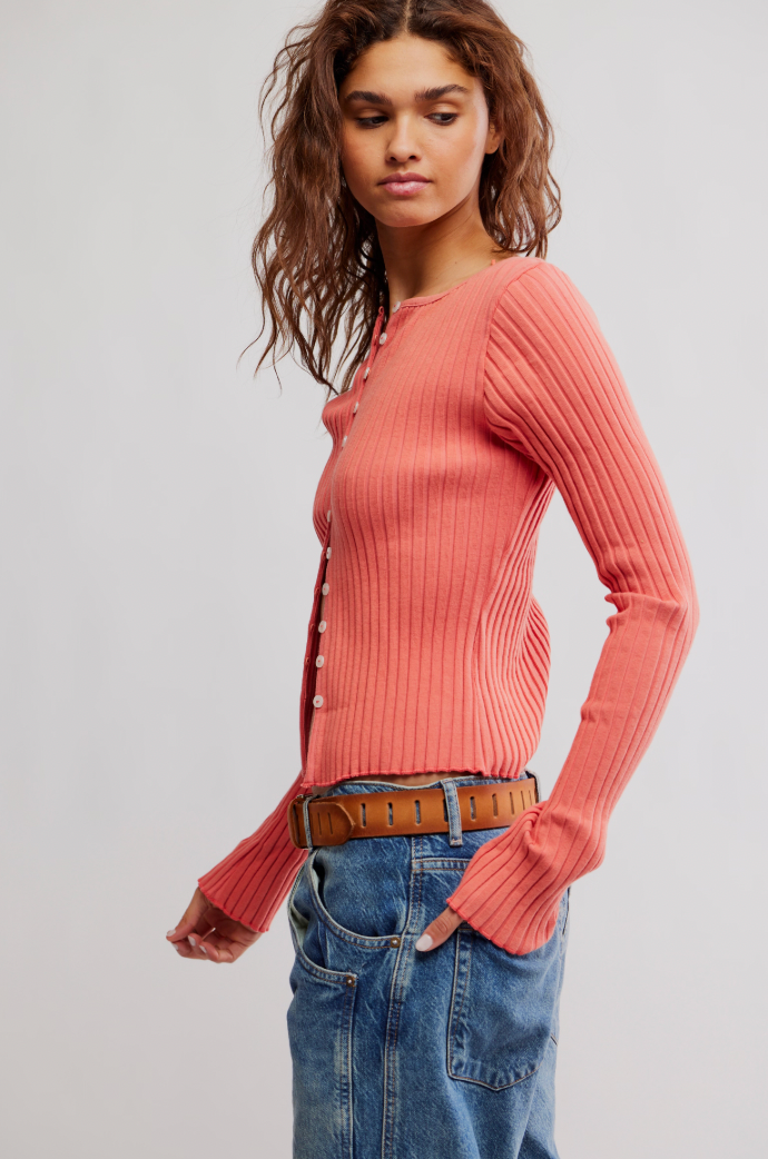 Free People: Tilly Long Sleeve in Crab Apple