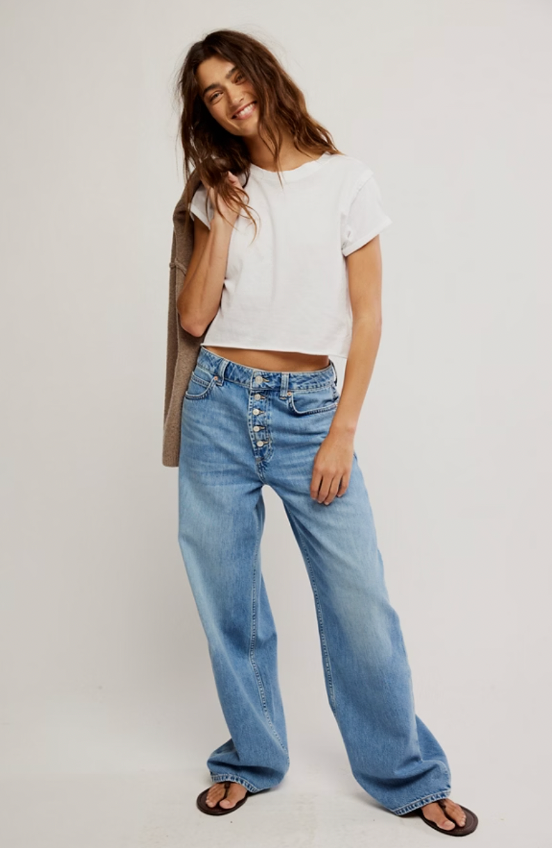Free People: Nia Boyfriend Jeans in Friday