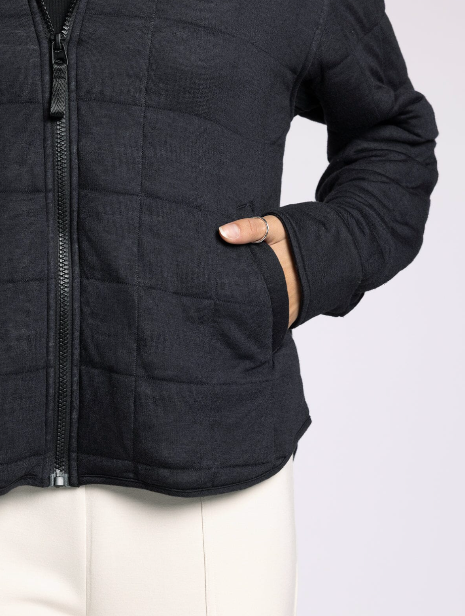 India Jacket : Black Heather