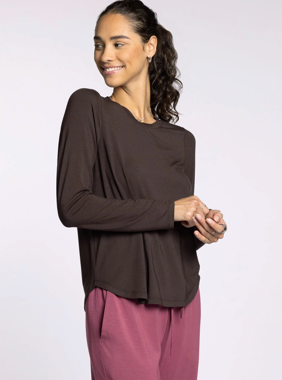 Stassia Long Sleeve : Coffee Bean