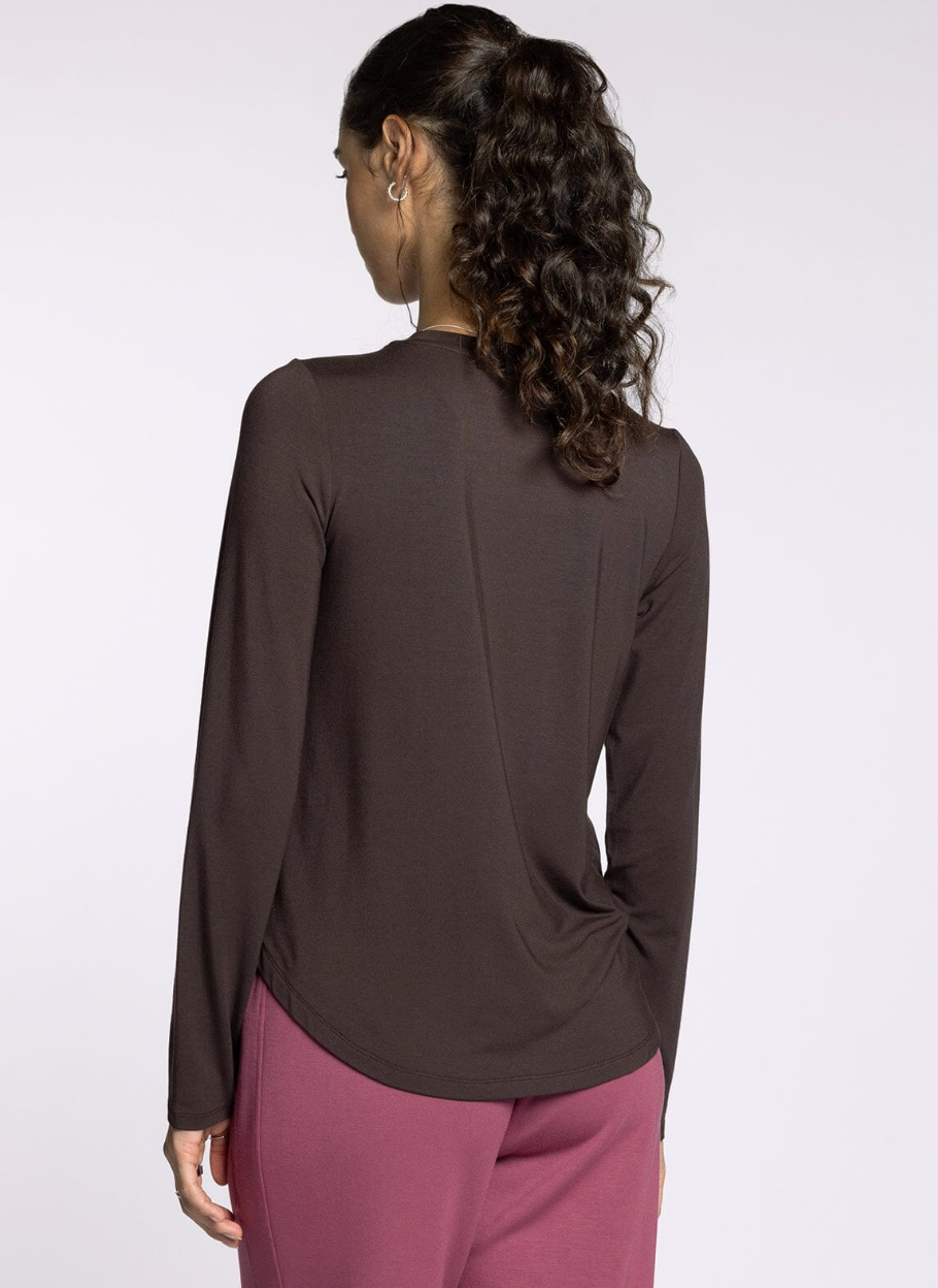 Stassia Long Sleeve : Coffee Bean