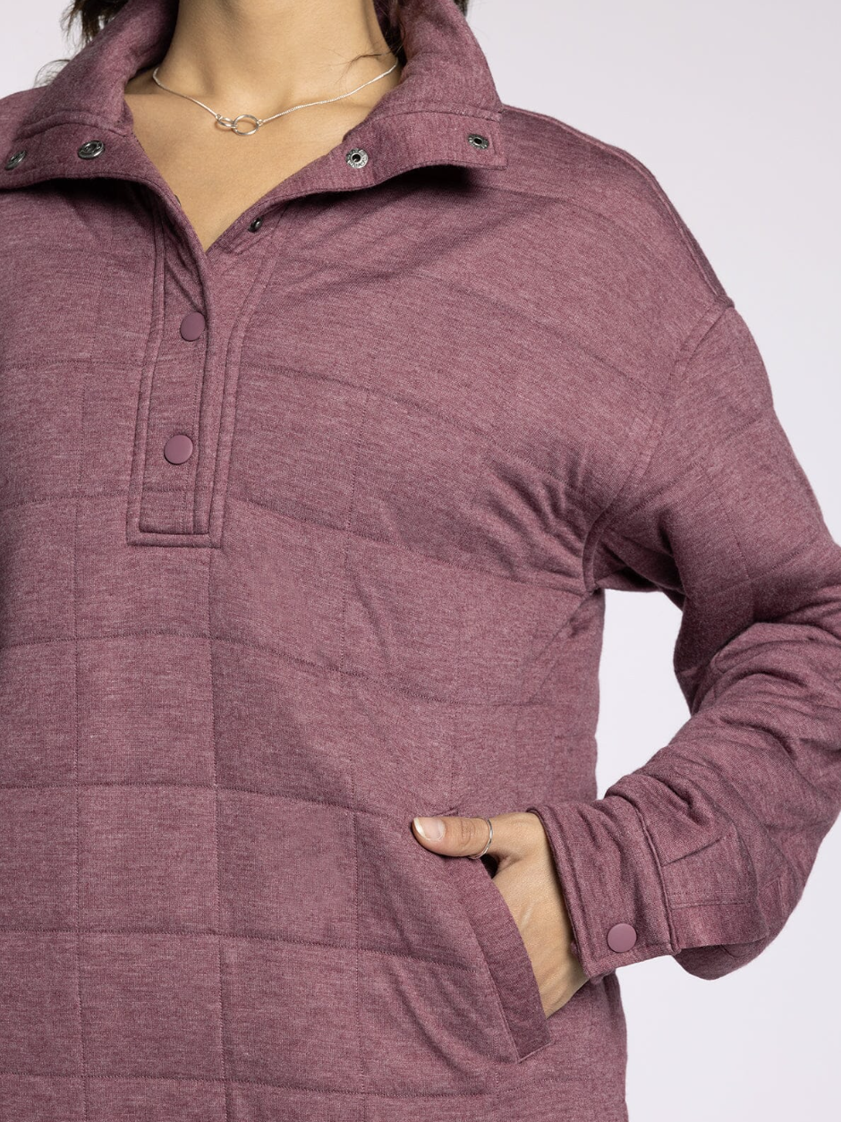 Indiana Pullover :Rose Heather