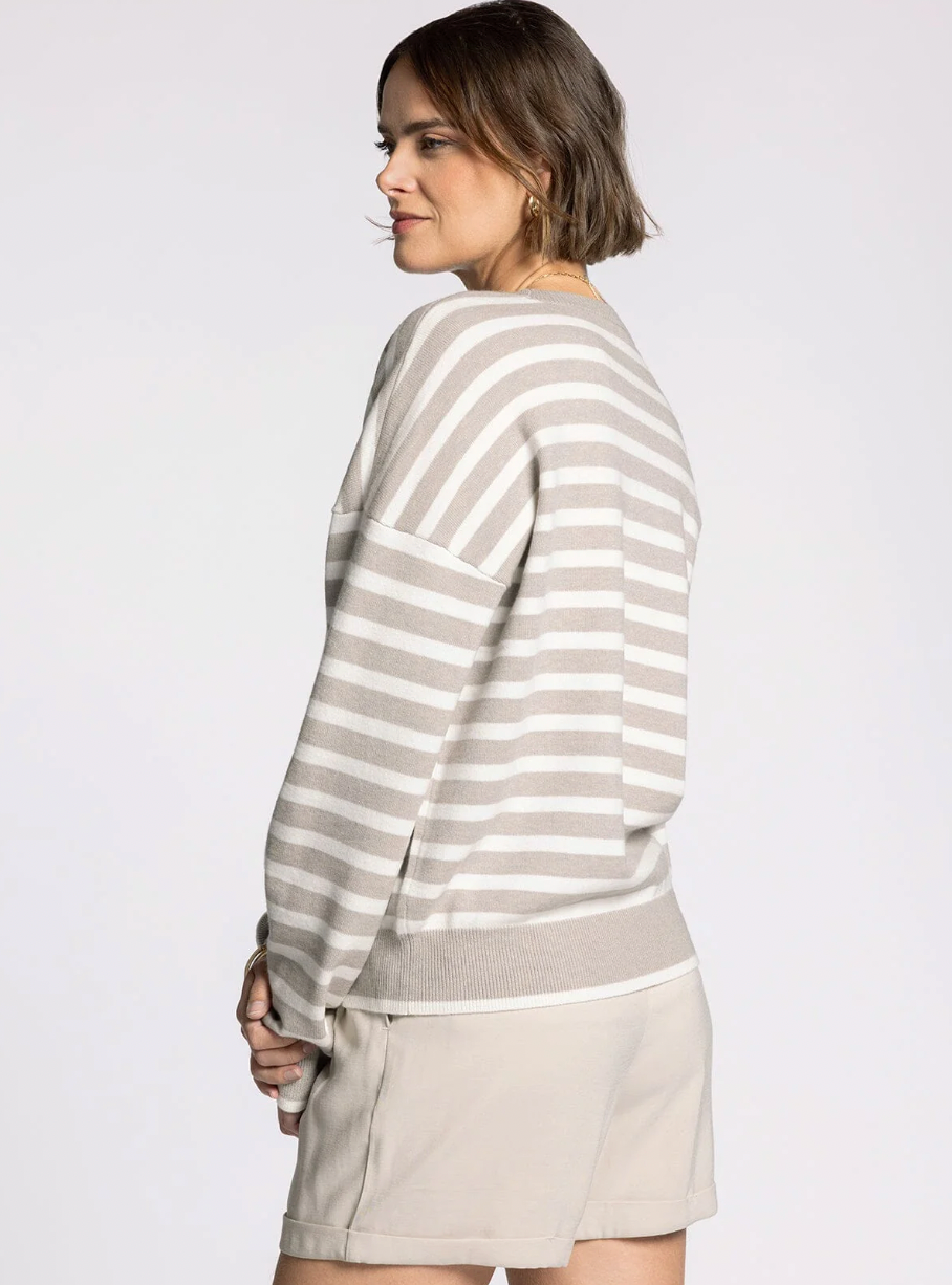 Thread & Supply: Preston Sweater in Taupe
