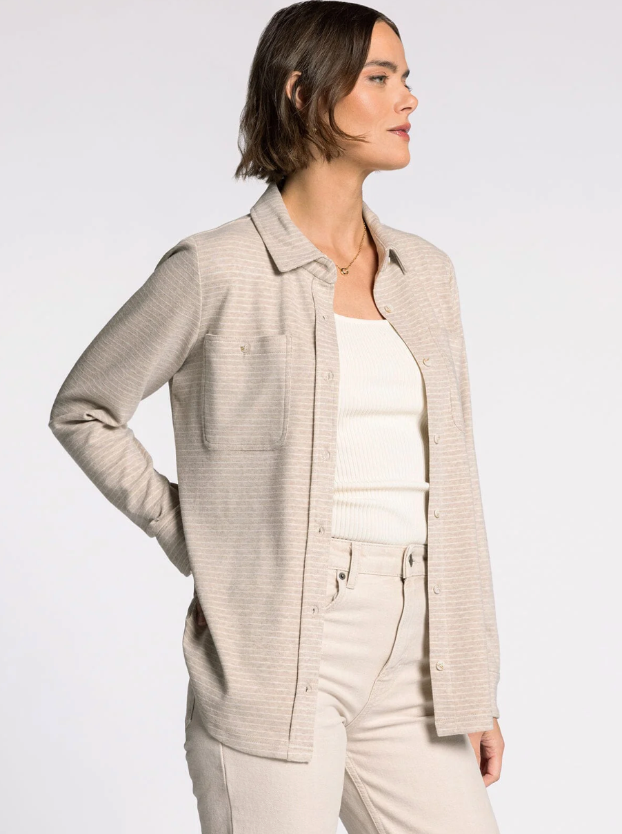 Thread & Supply : Lewis Top in Tan/Ivory