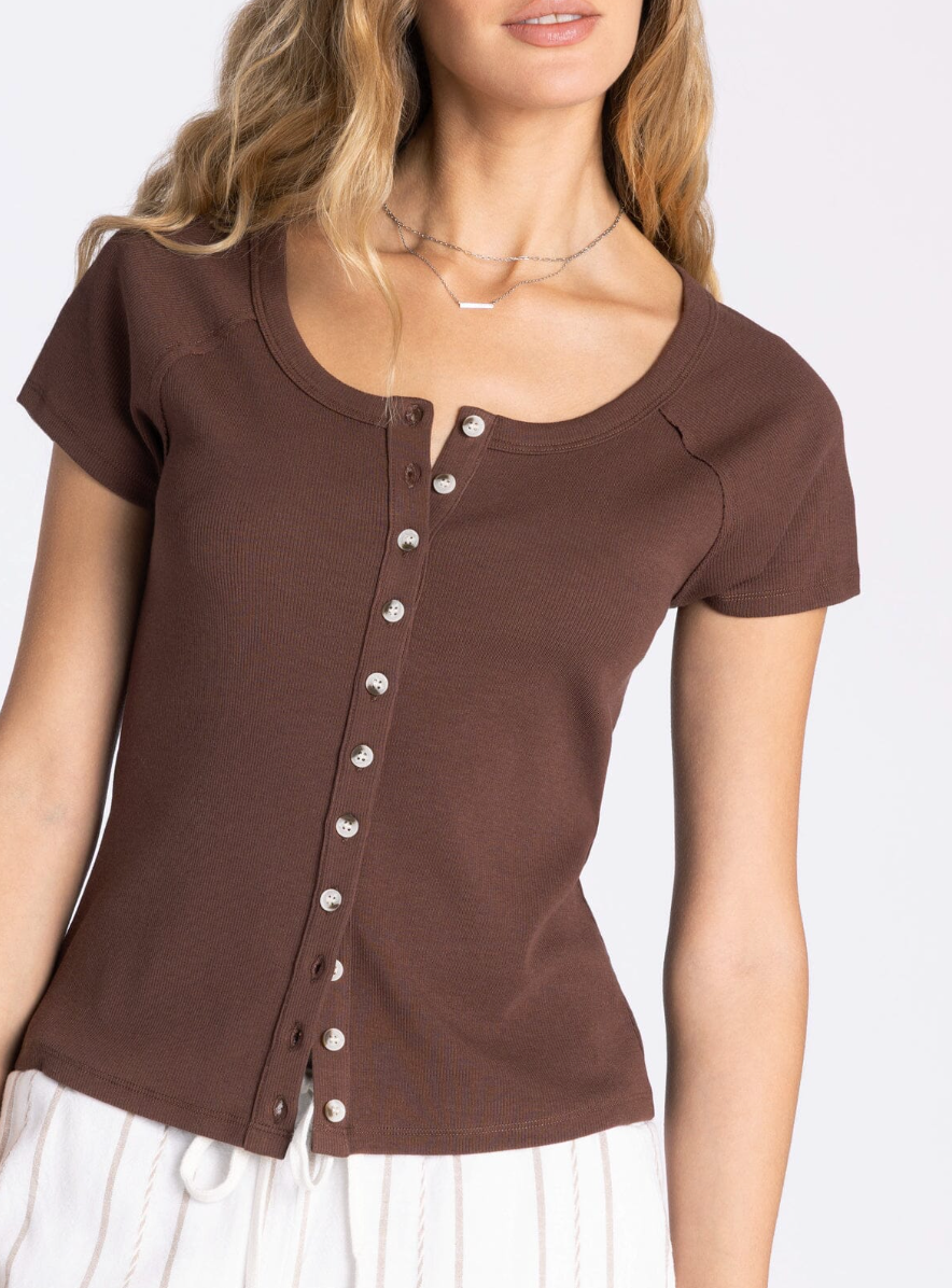 Thread & Supply: Adina Top in Brown