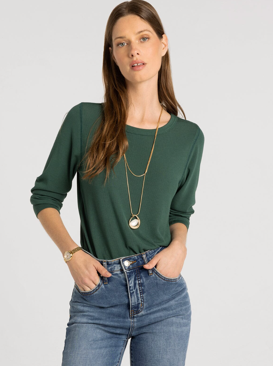 Thread & Supply : Stacey Top in Pine Grove