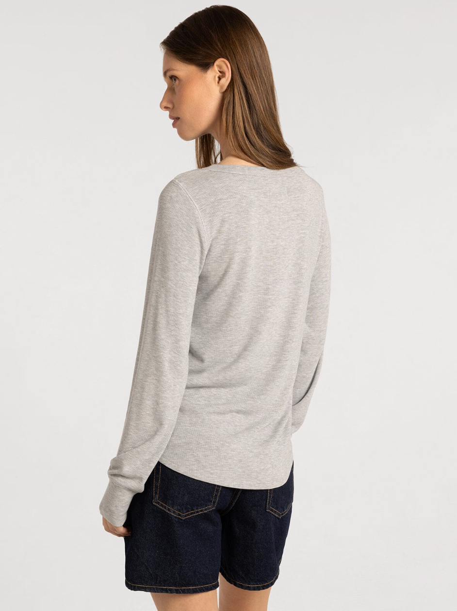 Thread & Supply : Stacey Top in Heather Grey