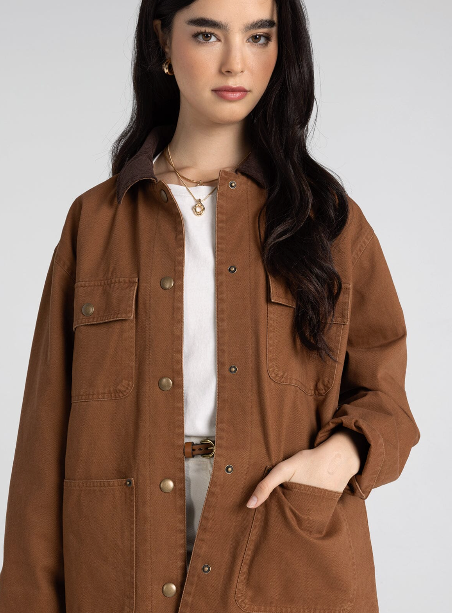 Thread & Supply: Martingale Jacket in Nutmeg