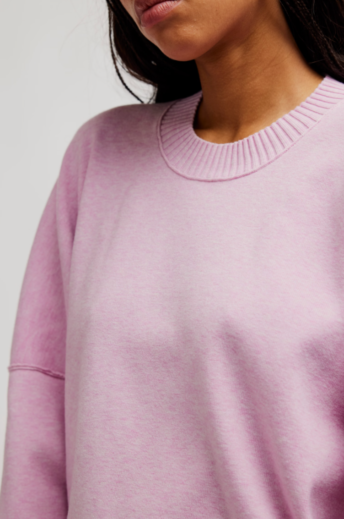Free People: Alma Pullover in Fragrant Lilac
