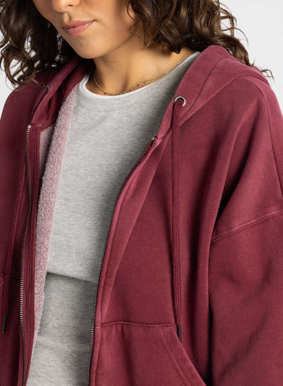 Thread & Supply: Ashford Hoodie in Zinfandel