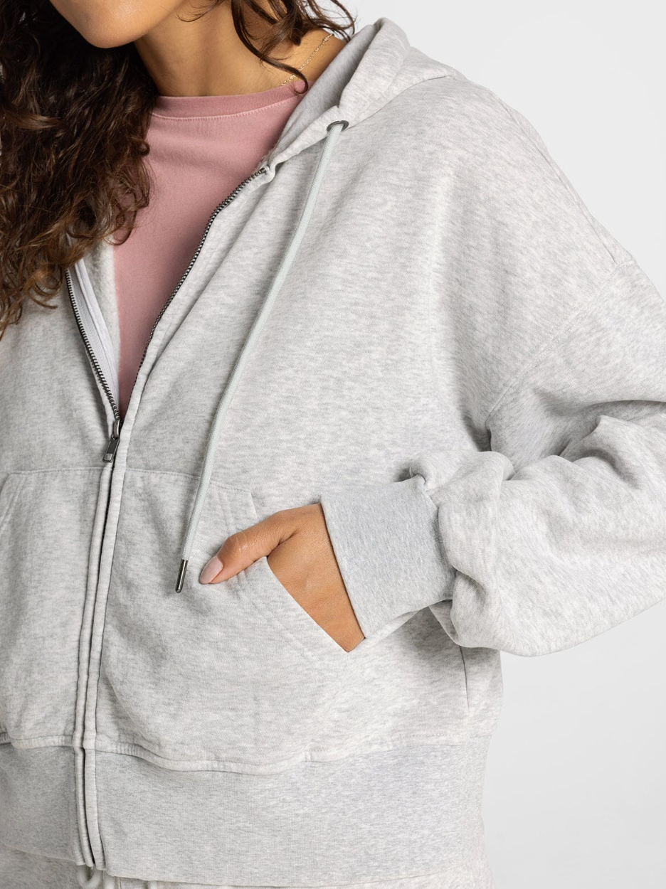 Thread & Supply: Ashford Hoodie in Heather Grey