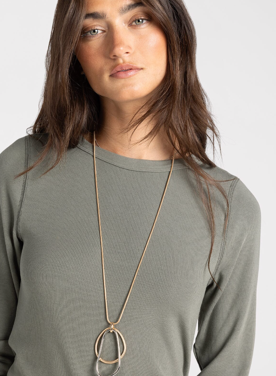 Thread & Supply : Stacey Top in Dusty Olive