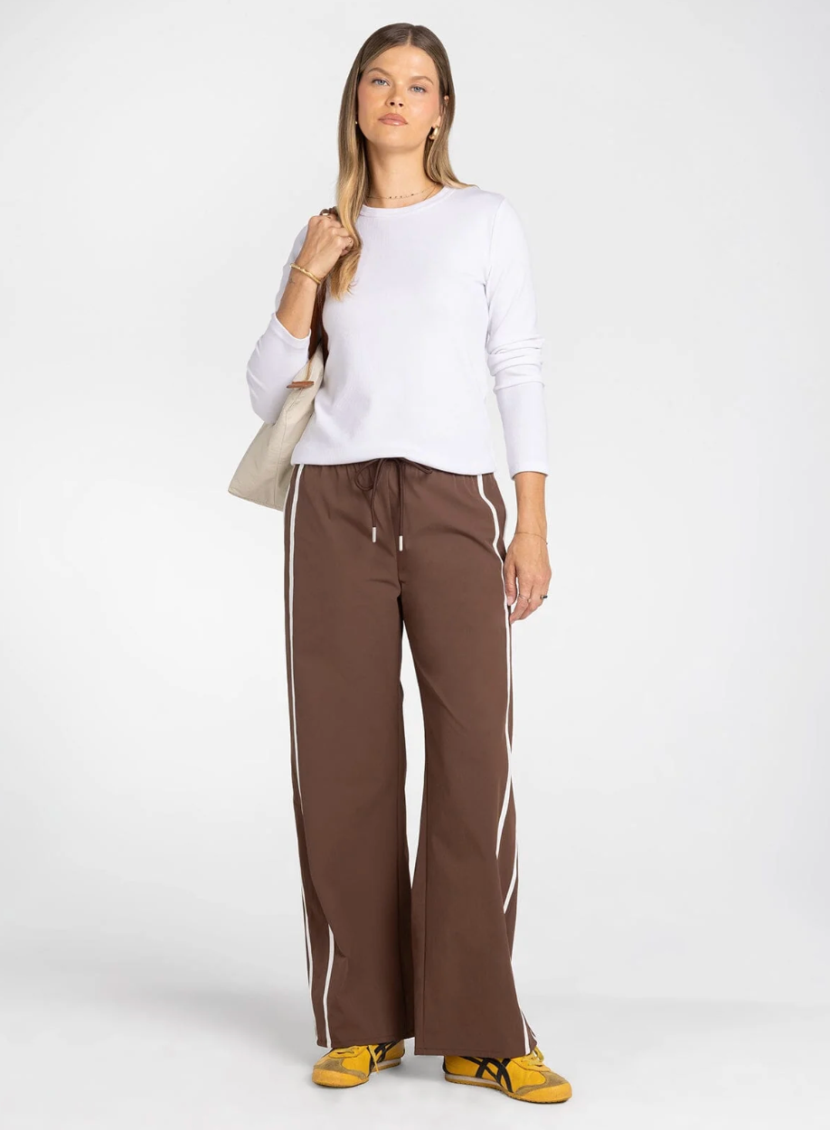 Thread & Supply: Golden Hour Pants in Brown