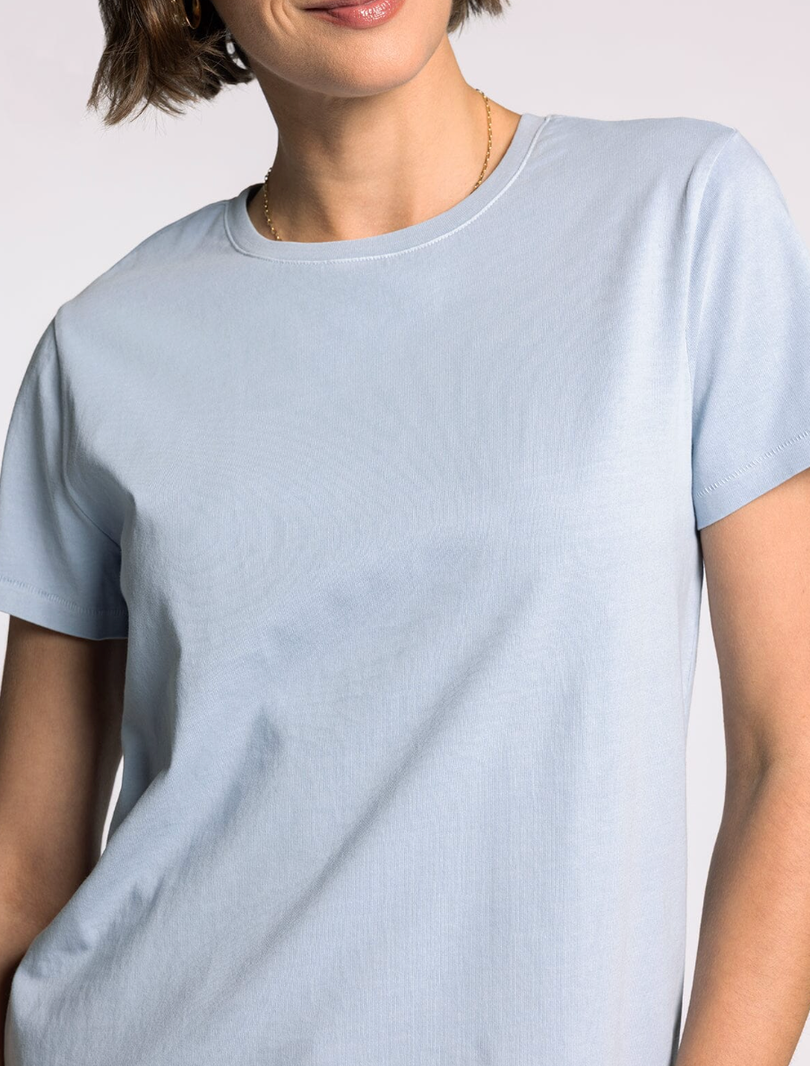 blue tee