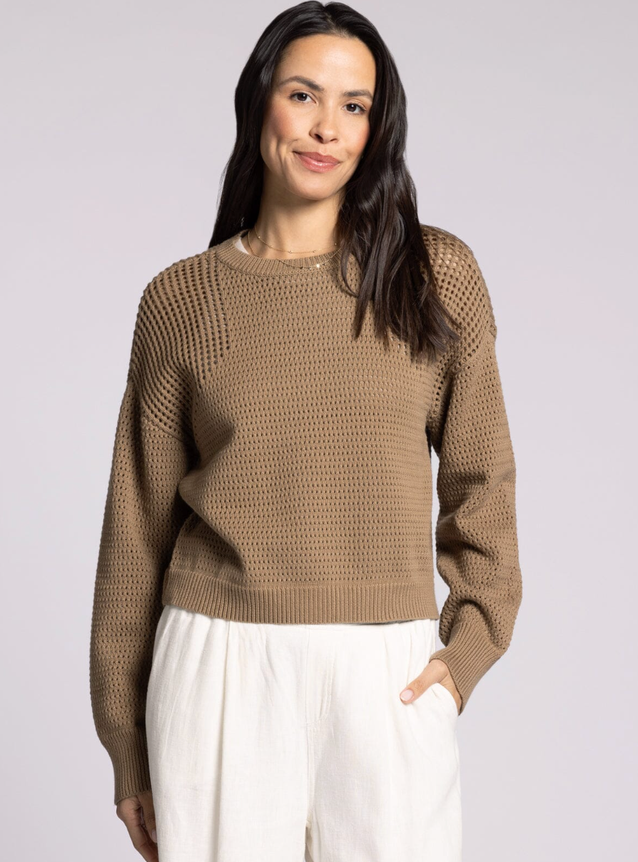 Thread & Supply : Jasmine Sweater in Oak