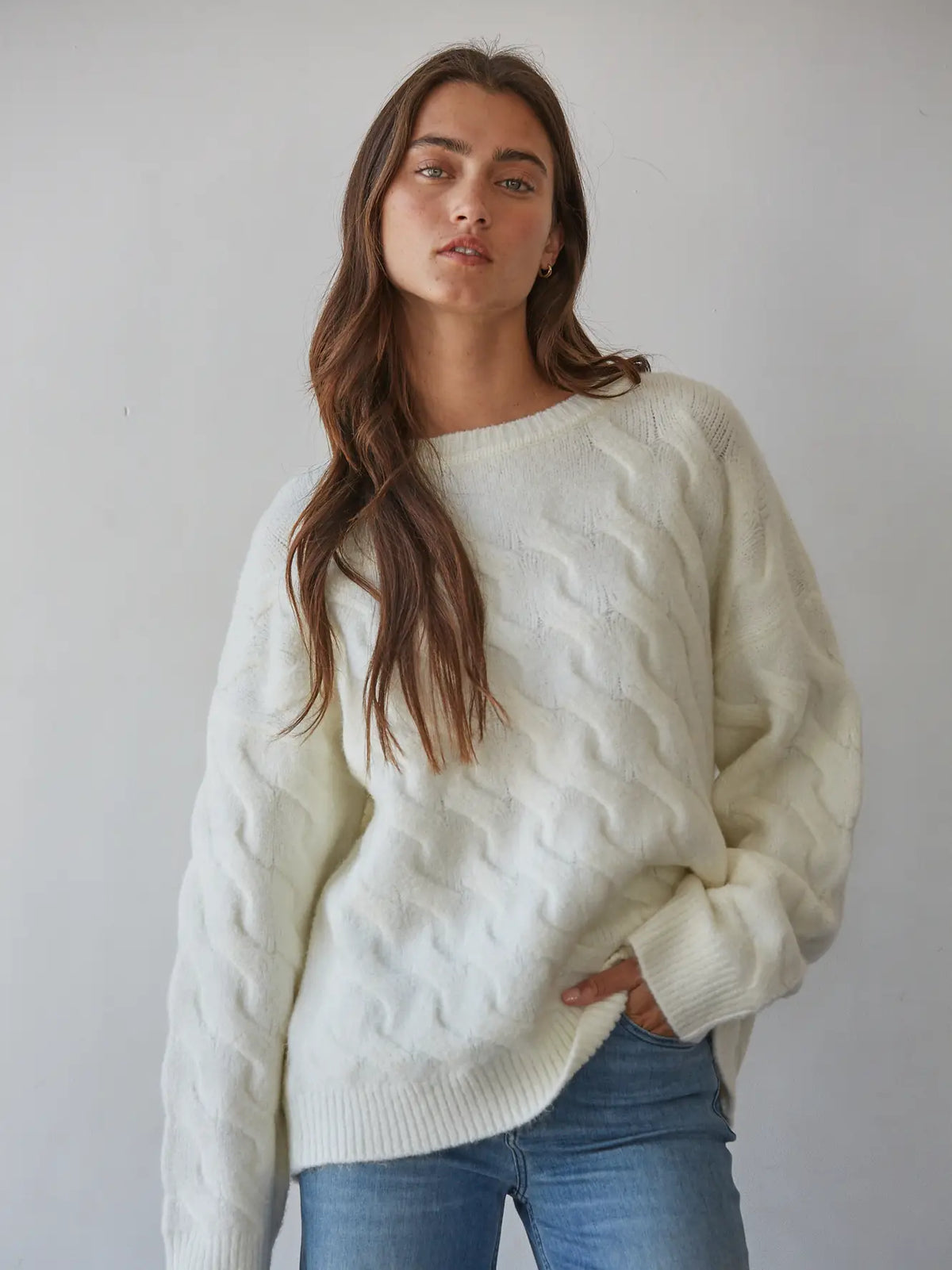 Dante Cable Knit Sweater