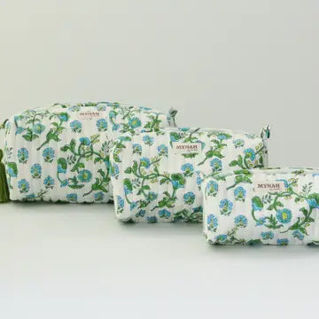 Blue Bonnet Cosmetic Bag