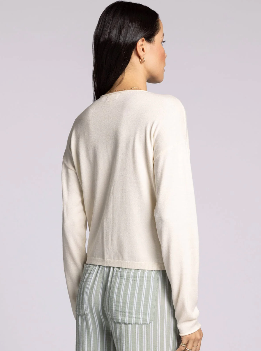 cream button down cardigan sweater