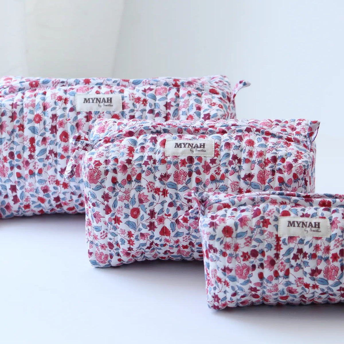 Crimson Garden Cosmetic Bag