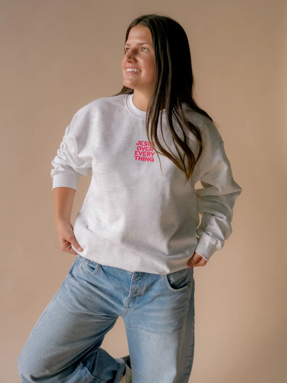 Jesus Over Everything Crewneck