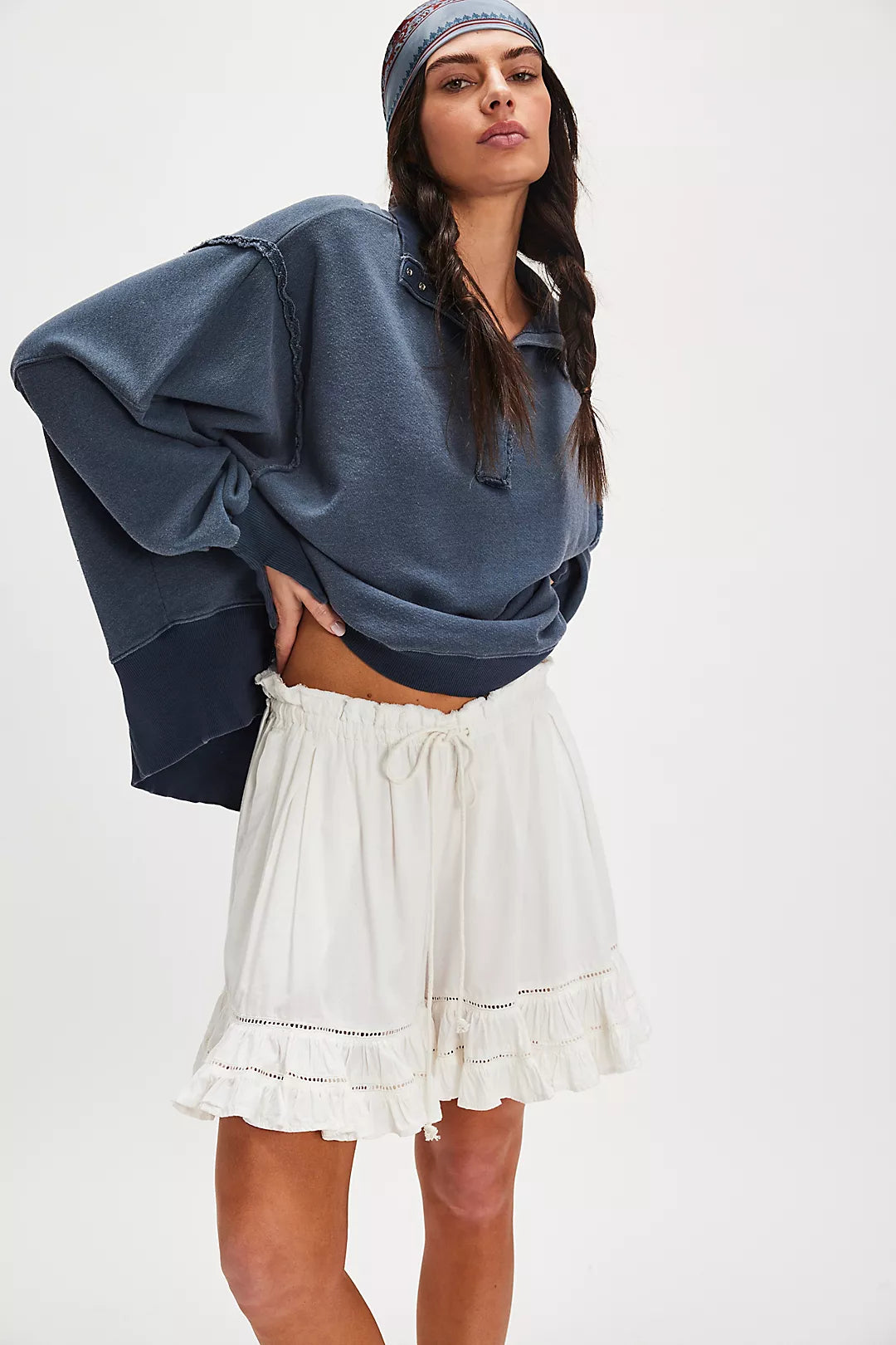 Free People: Camden Henley in Navy
