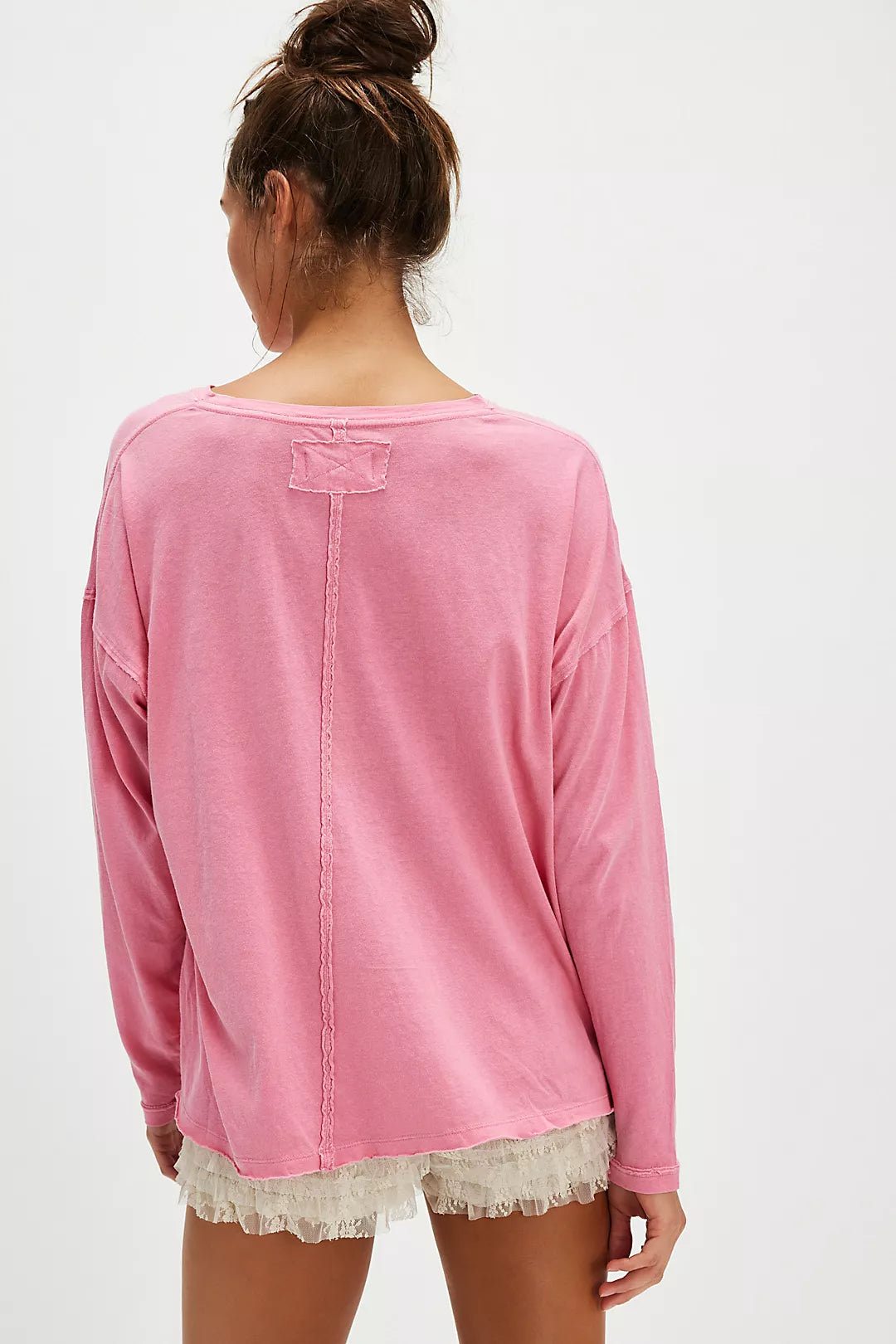 Free People: Nina Long Sleeve Tee in Flowering Ginger